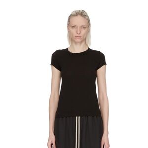 Rick Owens level tee black / dark brown sz 38